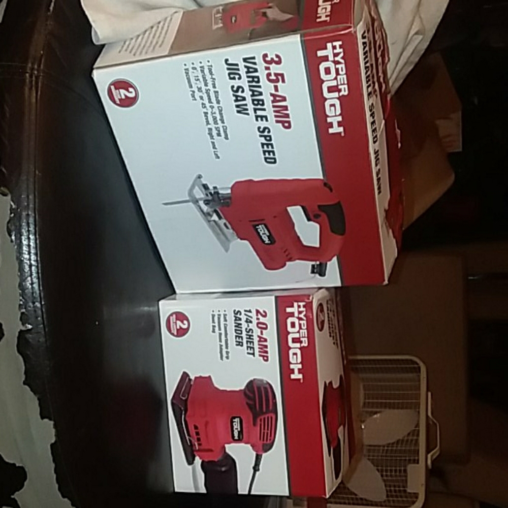 Jigsaw and 1/4 sheet sander